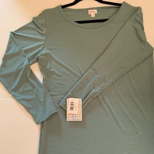 Lularoe Debbie Sage Green XL NWT